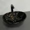 Умивальник накладний VBI PARMA MARBLE BLACK GLOSSY 41,5x33,5