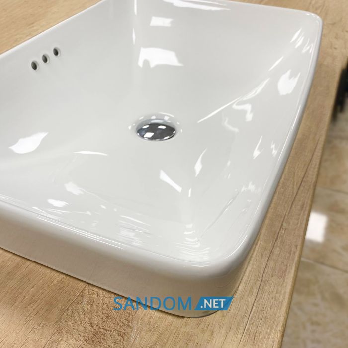 Умывальник врезной VBI BITETTO WHITE 58,5x42
