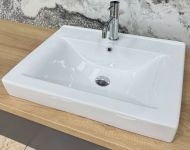 Умывальник врезной VBI BAGNARA WHITE 70x46