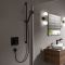 PULSIFY ручний душ 105 3jet (3 типи струї PowderRain, IntenseRain, MonoRain) EcoSmart, чорний матовий