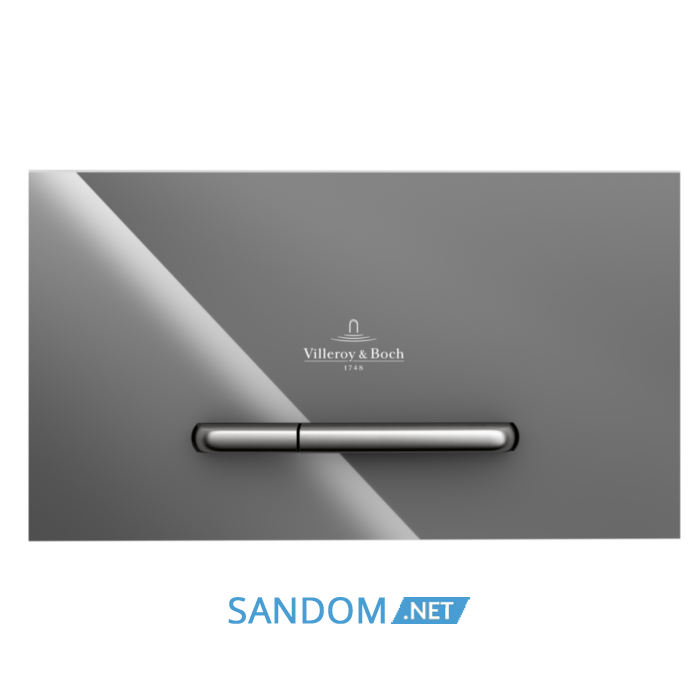 VICONNECT  клавіша змиву 300 G, колір glass glossy grey