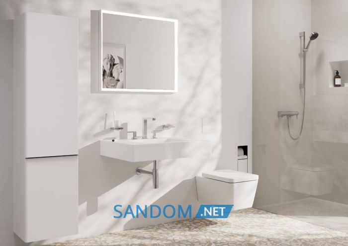XUNIVA Q умивальник, що вбудовується 45*35см без отв, з переливом
