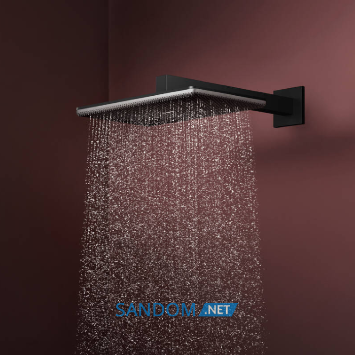 RAINDANCE ALIVE Q  верхній душ 210/340мм, 1 режим, колір чорний матовий