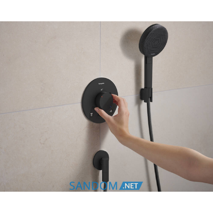 FIXFIT FINE S шлангове з'єднання,  чорний матовий