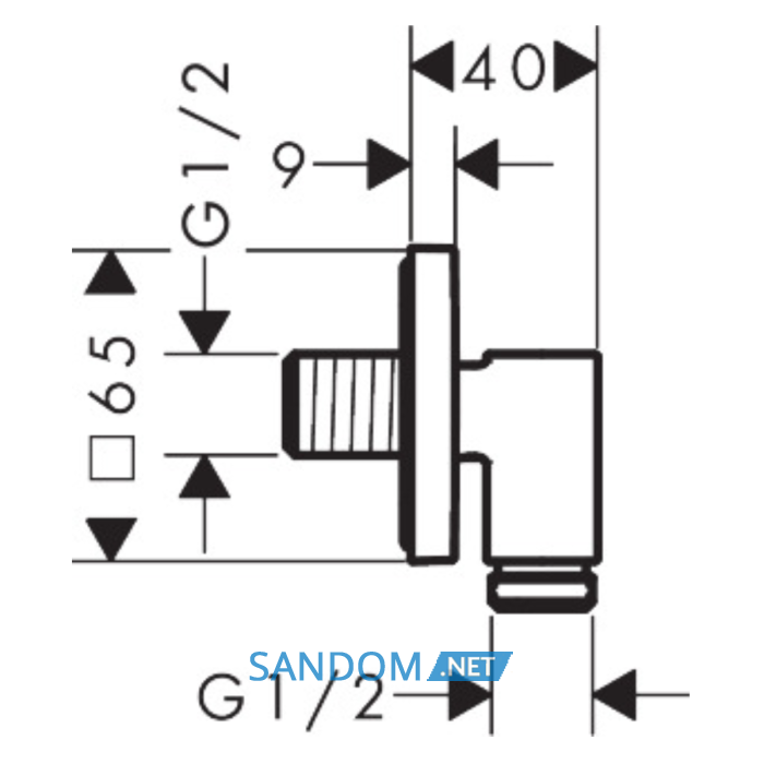 FIXFIT FINE E шлангове з'єднання, білий матовий
