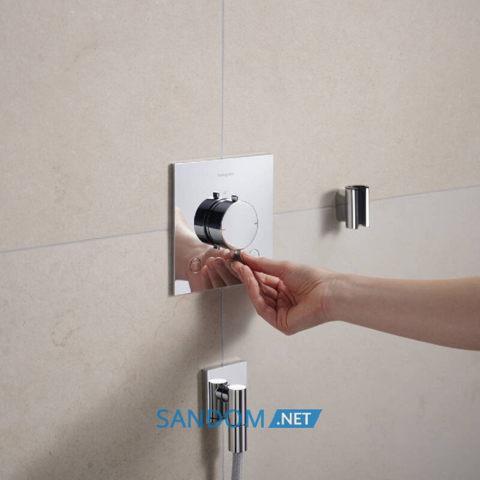 ECOSTAT COMFORT E термостат для 2х споживачів, ПМ, хром