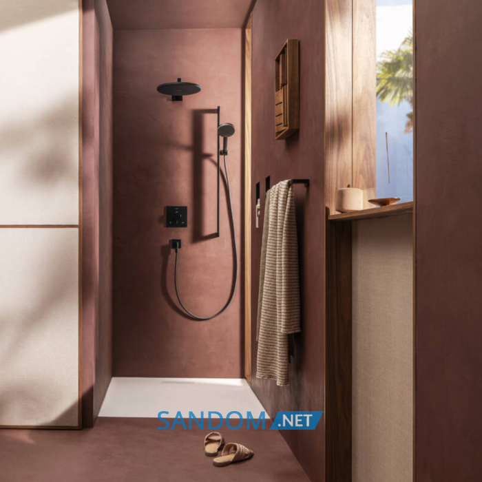ECOSTAT COMFORT E термостат для 2х споживачів, ПМ, чорний матовий