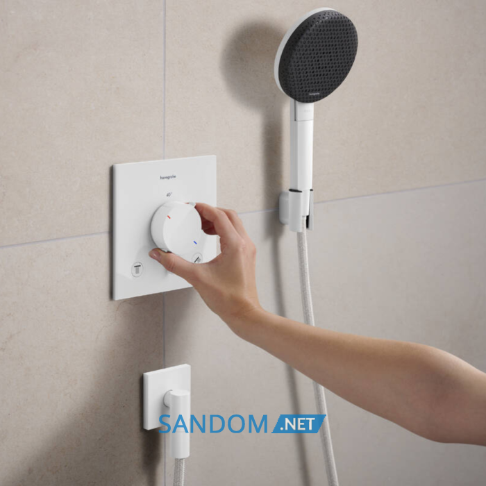 ECOSTAT COMFORT E термостат для 2х споживачів, ПМ, білий матовий