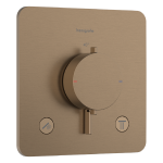 ECOSTAT COMFORT Q термостат для 2х споживачів, ПМ, шліфованна бронза