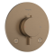 ECOSTAT COMFORT S термостат для 2х споживачів, ПМ, шліфованна бронза