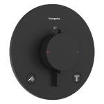 ECOSTAT COMFORT S термостат для 2х споживачів, ПМ, чорний матовий