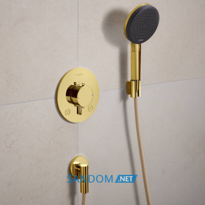 ECOSTAT COMFORT S термостат для 2х споживачів, ПМ, полірованне золото