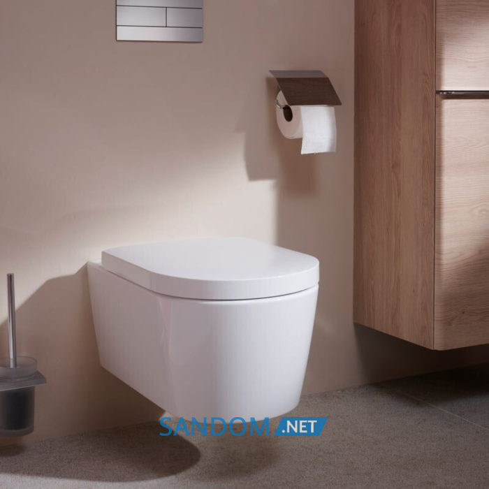 ELU PURA S унітаз підвісний 54*36,6см AquaFall Flush, в комплекте з сидінням  з функцією SoftClose and QuickRelease