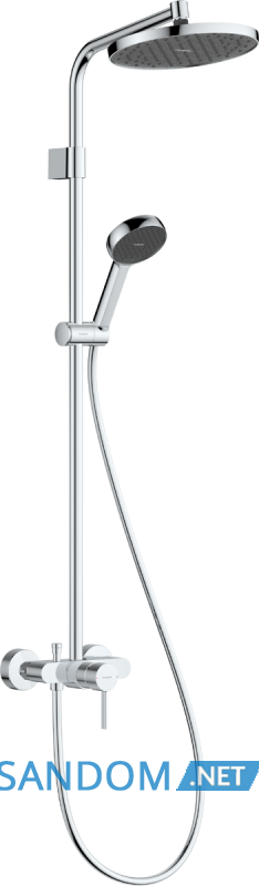 ACTIVERA S 240 1jet EcoSmart Showerpipe душова система зі змішувачем, хром