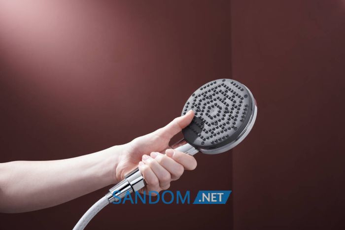 RAINDANCE ALIVE SELECT S ручний душ (3 типа струи RainAir, PowderRain, Massage), EcoSmart, хром