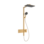 RAINDANCE ALIVE Q Showerpipe душова система 210/340  2jet, з термостатом, шліфованна бронза