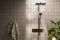 RAINDANCE ALIVE Q Showerpipe душова система 210/340  2jet, з термостатом, шліфованна бронза