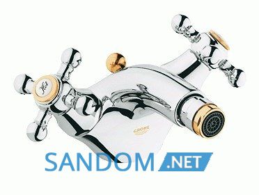 SINFONIA-змішувач GROHE 24003000 IG на біде, хром-золото