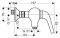 Axor Terrano - змішувач в душову кабіну (сатінокс) HANSGROHE 37600810