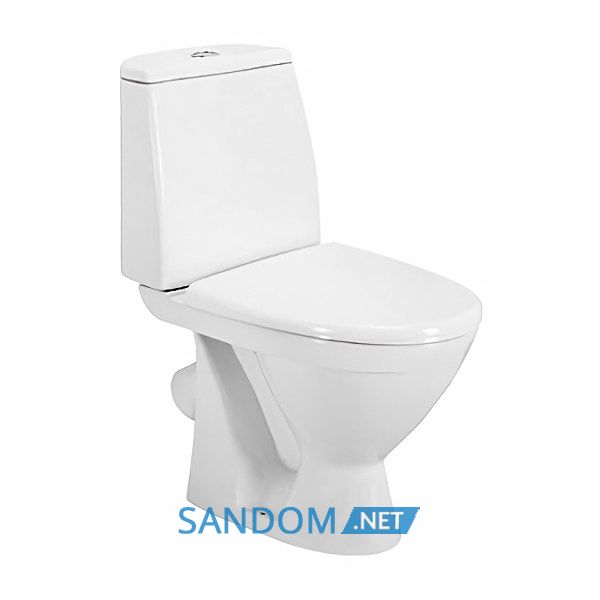 RUNA унітаз-компакт підлоговий, кос. випуск, с сидінням SOFT CLOSE, 3/6л, н/п