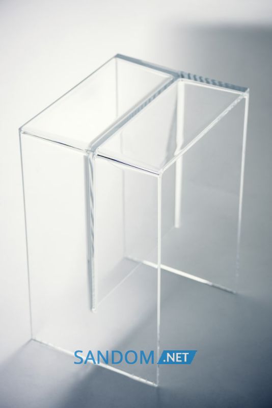 KARTELL стiлець 33*28*46,5см, прозорий