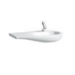 ALESSI ONE раковина-стiлешниця 90*50*16,5см, накладна, лiвосторон. крило-поличка, з отв.пiд змiш., з покриттям LCC