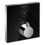 ShowerSelect Термостат  для одного споживача, скляний, ПМ, чорний/хром