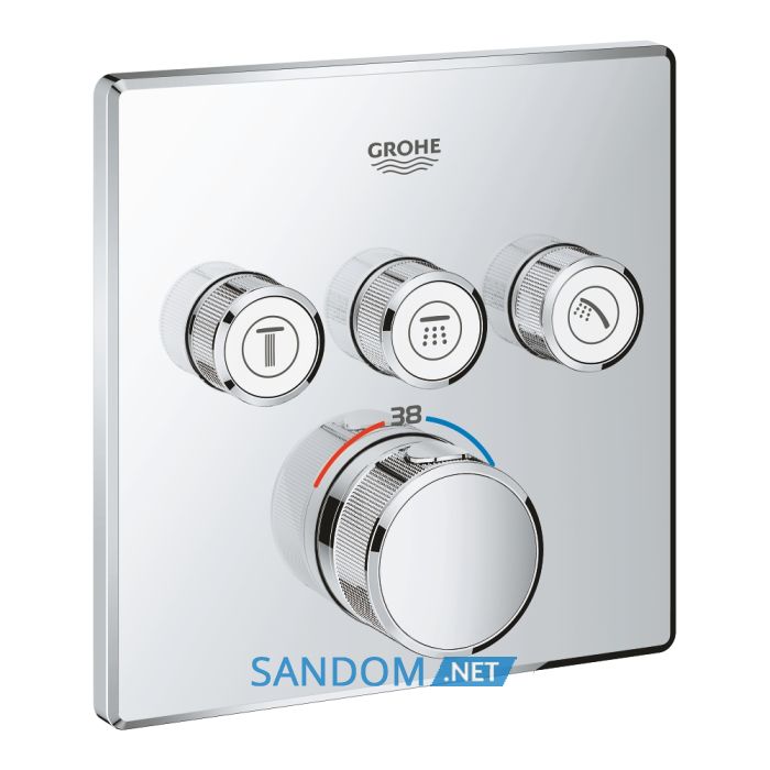 Grohtherm SmartControl Термостат вбудований на 3 виходу