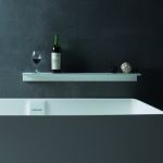 Поличка кам'яна Solid surface 450 * 120 * 65мм