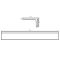 Поличка кам'яна Solid surface 450 * 120 * 65мм