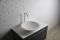 Умивальник 51,5*10,5см накладний кам'яний круглий Solid surface