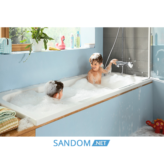 Croma E Showerpipe Душова система 280 1jet з термостатом для ванни, хром
