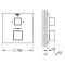 Змішувач для душа GROHE GROHTHERM CUBE 24154000