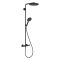 Raindance Select S Душова система Showerpipe 240 1jet P, з термостатом, колiр покриття матовий чорний