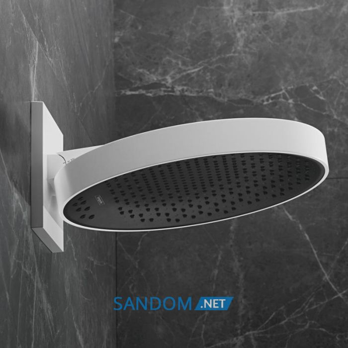 Rainfinity Верхнiй душ 360 3jet з настiнним  тримачем, матовий бiлий