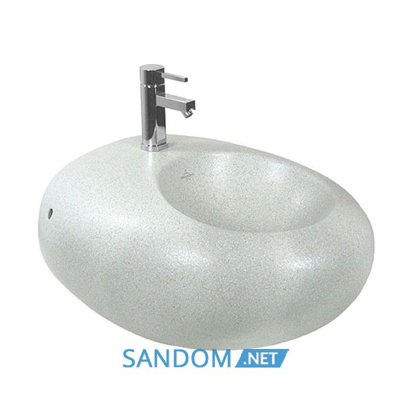 PURE STONE біде підвісне на 1 відв без переливу, 525 * 590мм, колір-grey stone C +
