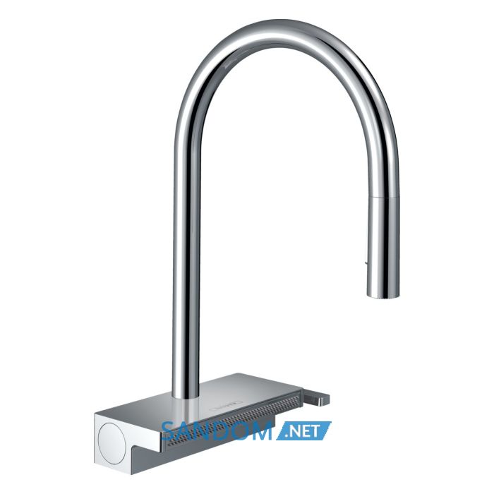AQUNO SELECT M81змiшувач для кухнi 170, одноважiльний, з висувним душем, 3jet, sBox, хром