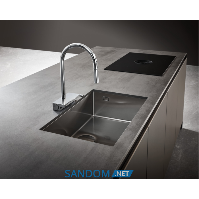 AQUNO SELECT M81змiшувач для кухнi 170, одноважiльний, з висувним душем, 3jet, sBox, хром