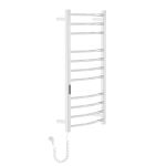 i-HEAT рушникосушарка електро, 120W, 500 * 900мм, AISI 304, 11п. (4-4-3) коло, стійки квадрат, таймер, терморегулятор, сталь полірована, лівий