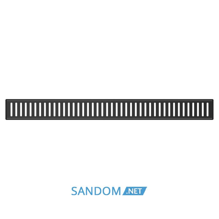 Лінійний трап 600мм, система сухий затвор, з решіткою лінія, de la noche