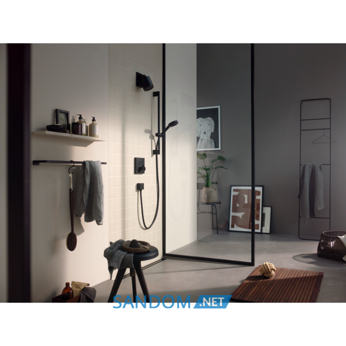 PULSIFY SELECT душовий набір (ручний душ -3р, душ стійка 65см), чорний матовий