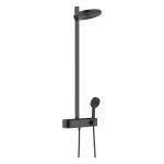 PULSIFY Showerpipe душова  система 260 з термостатом , чорний матовий