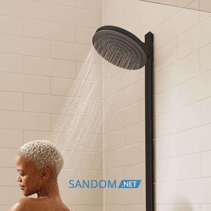 PULSIFY Showerpipe душова  система 260 з термостатом , чорний матовий