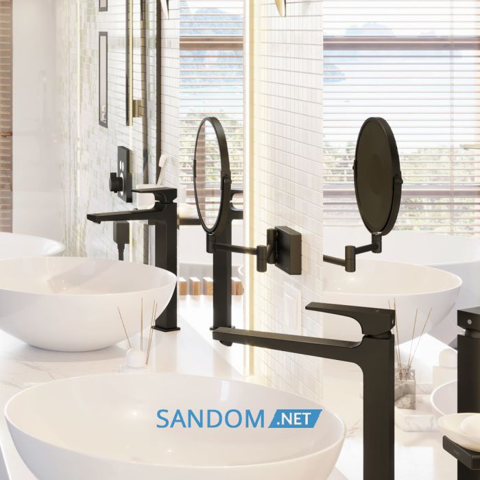 Косметичне дзеркало HANSGROHE ADDSTORIS 41791670, чорний