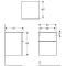 SMYLE SQUARE тумба 45*60*47см, з 2 ящ., лава/фарбований матовий, лава/з матовим порошковим покрыттям