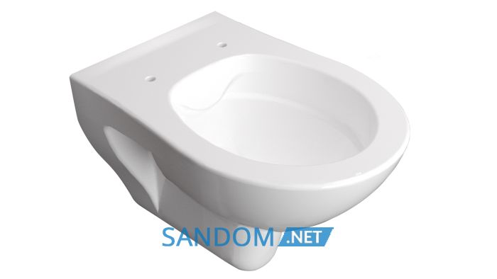 NETKA Rimless унітаз підвісний 53*36*37см, сидіння Duroplast Slim slow-closing