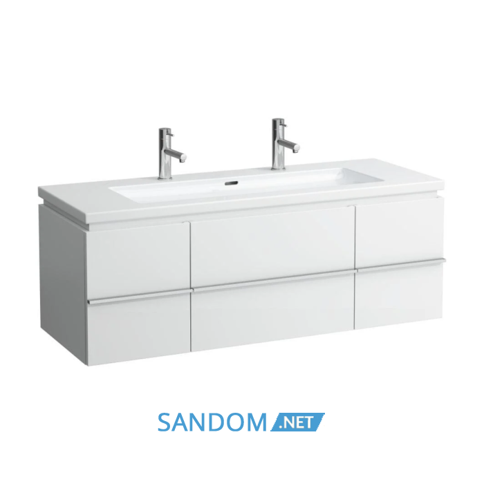 CASE тумба під умивальник 816435, 816436; 129,5*47,5*46 см, 1 ящ, 2 двері, колір білий