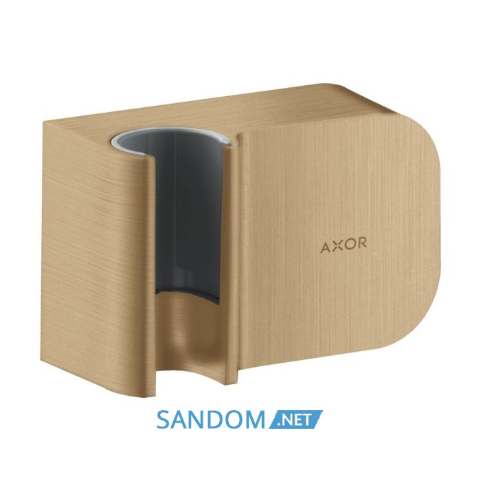 AXOR ONE шлангове з'єднання з тримачем для душу, Fixit Porter, шліфованна бронза