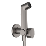 HANSGROHE S гігієнічний  душ, зі шлангом 1,25 м і тримачем, колір шліфованний  чорний хром