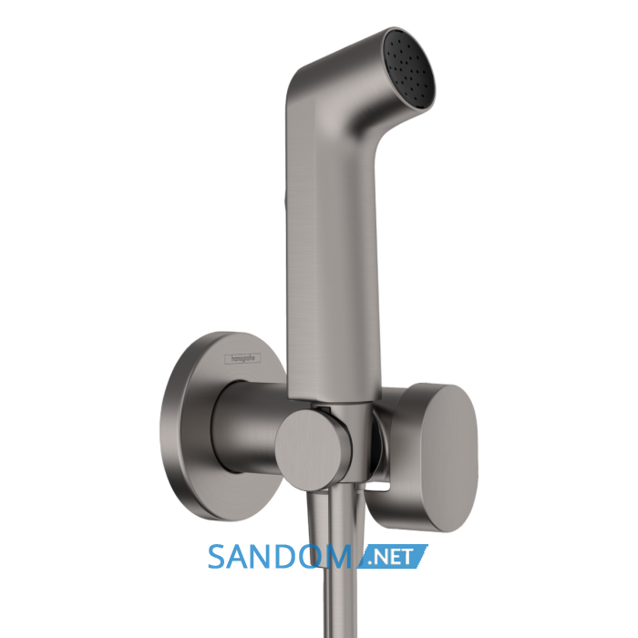HANSGROHE S гігієнічний  душ, зі шлангом 1,25 м і тримачем, колір шліфованний  чорний хром